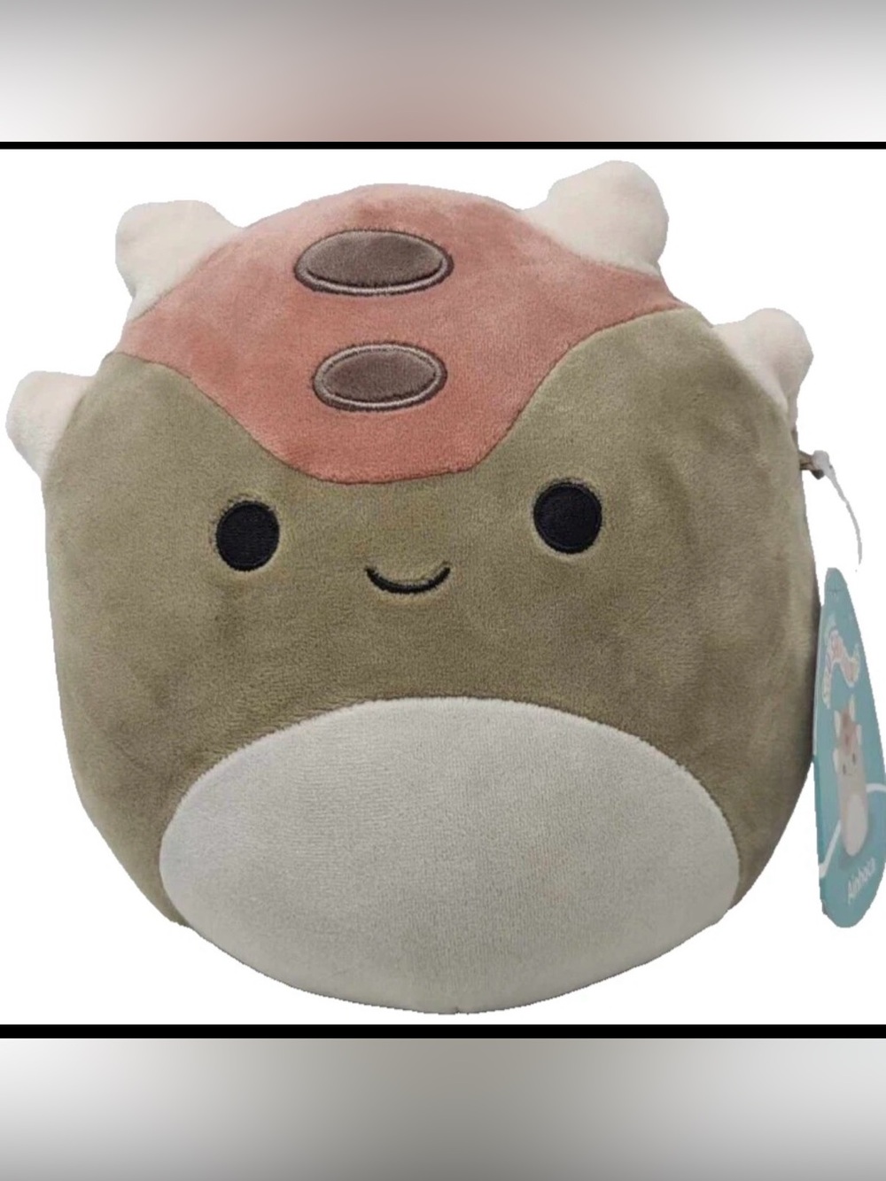 SQUISHMALLOW 7.5" Ainhoca the Ankylosaurus *BNWT* *2023 NEWBIE COLLECTION*